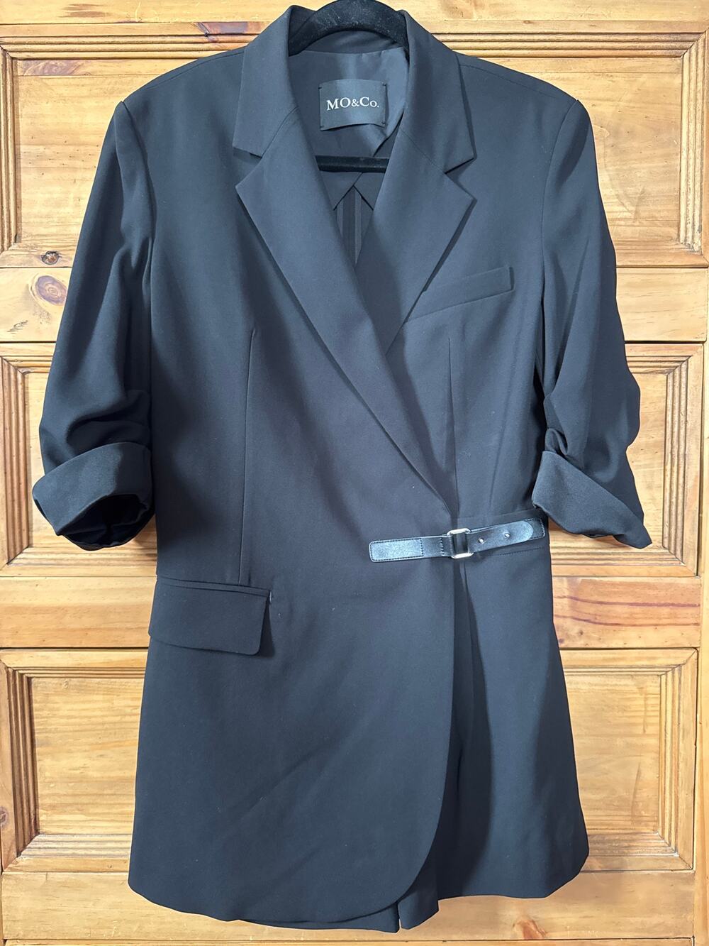 MO&Co. Blazer Squort Dress Black Medium